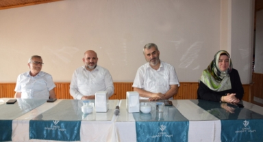 Giresun Müftülüğü'nde emekliler ile nakil ve ataması yapılan personele veda programı