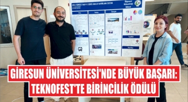 Giresun Üniversitesi'nde Büyük Başarı: TEKNOFEST'te Birincilik Ödülü