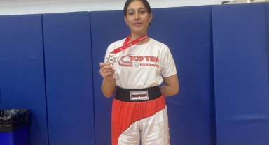 Giresunlu Beyzanur Kırım, Türkiye Açık Kick Boks Turnuvası'nda İkinci Oldu