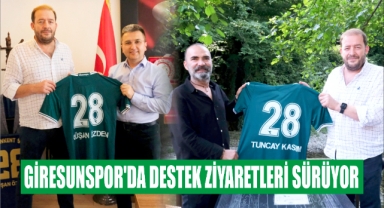 Giresunspor'da Destek Ziyaretleri Sürüyor