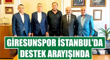 Giresunspor İstanbul'da destek arayışında