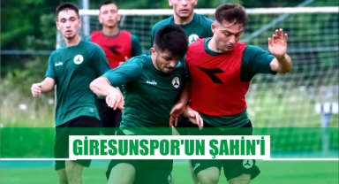 Giresunspor'un Şahin'i