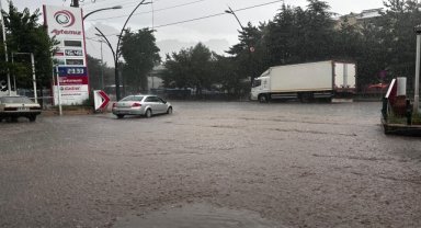 Güresun'da yağış etkili oldu