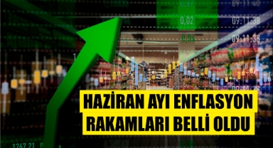 Haziran ayı enflasyon rakamları belli oldu