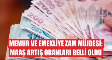Memur ve Emekliye Zam Müjdesi: Maaş Artış Oranları Belli Oldu