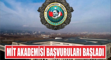 MİT Akademisi Başvuruları Başladı
