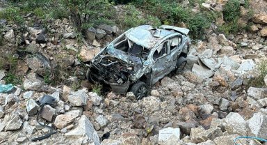 Ordu'da Feci Kaza: Otomobil uçuruma yuvarlandı: 1 ölü, 2 yaralı