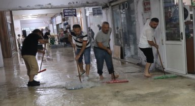 Sağanak yağış komuşuyu vurdu