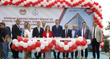 Samsun Barosu İlk Hizmet Binasının Temeli Atıldı