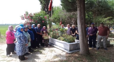 Samsun'da Şehit Halil Sert kabri başında anıldı