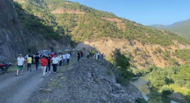 Serinlemek için girdiği ırmakta kayboldu