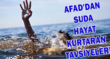 Yazın Boğulma Riskine Karşı AFAD'dan Hayati Tavsiyeler