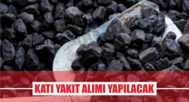 Katı Yakıt Alımı Yapılacak