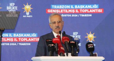 Bakan Uraloğlu: "Zigana Tüneli'nden açıldığı günden itibaren 2 milyon 200 bin üstünde araç geçti"