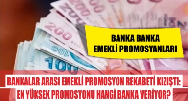 Bankalar Arası Emekli Promosyon Rekabeti Kızıştı: En Yüksek Promosyonu Hangi Banka Veriyor?