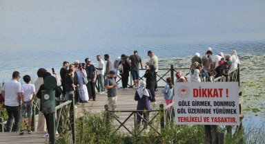 Bolu'nun doğa harikasında tatilci yoğunluğu