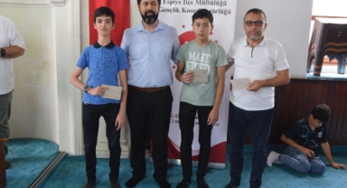 Espiye'de dereceye giren öğrenciler ödüllendirildi