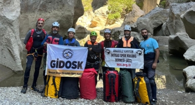 GİDOSK, Tazı Kanyonu'nu başarıyla geçti!