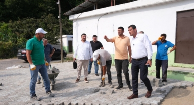 Giresun 75. Yıl Stadı'nda yenileme çalışmaları hız kesmiyor