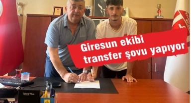 Giresun ekibi transfer şovu yapıyor… İmzaların ardı arkası kesilmiyor