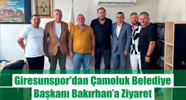 Giresunspor'dan Çamoluk Belediye Başkanı Bakırhan’a Ziyaret