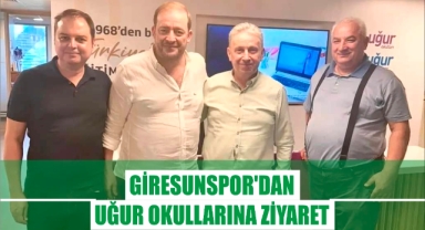 Giresunspor'dan Uğur Okullarına Ziyaret