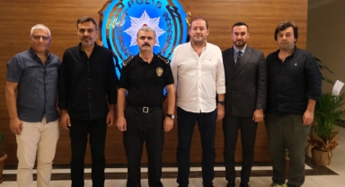 Giresunspor heyeti, Müdür Çelebi’ye Giresun’daki görevinde başarılar diledi
