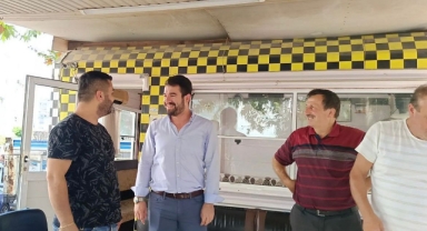 Piraziz'de başkan Ayyıldız esnafın derdini dinledi...