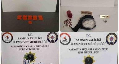 Samsun'da uyuşturucu operasyonu: 8 gözaltı