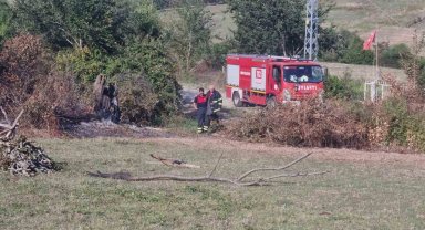 Sinop'ta yangın paniği...