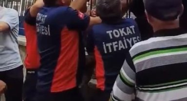 Tokat'ta demir korkuluk çocuğun bacağına saplandı