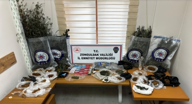 Zonguldak'ta uyuşturucu operasyonunda 2 zanlı tutuklandı