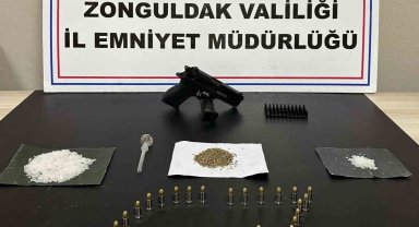 Zonguldak'ta uyuşturucu operasyonunda 2 şüpheli tutuklandı