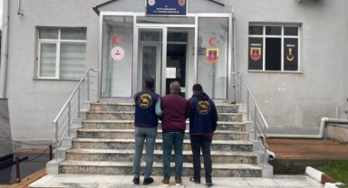 7,5 yıl hapis cezası ile aranan şahıs jandarmadan kaçamadı