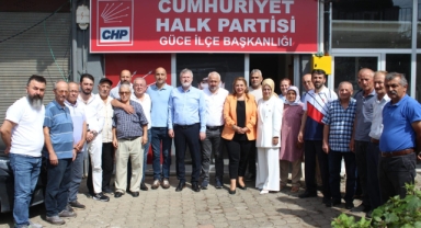 CHP Giresun Milletvekili Gezmiş Güce İlçe Örgütü kongresine katıldı