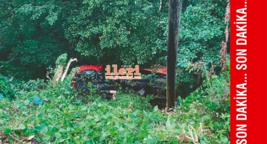 Giresun’da feci kaza! Çay kamyonu uçuruma yuvarlandı: 4 ağır yaralı