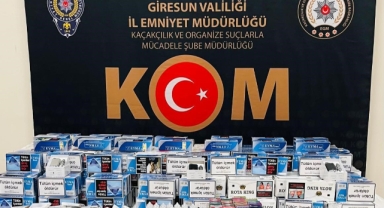 Giresun’da Kaçak Tütün Operasyonu: Binlerce Sahte Makaron Ele Geçirildi