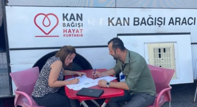 Giresun’da kan bağışı kampanyası düzenlendi