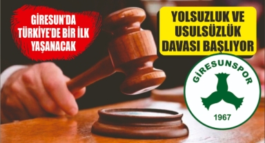Giresun'da Türkiye'de bir ilk yaşanacak! Giresunspor'daki yolsuzluk ve usulsüzlük davası başlıyor