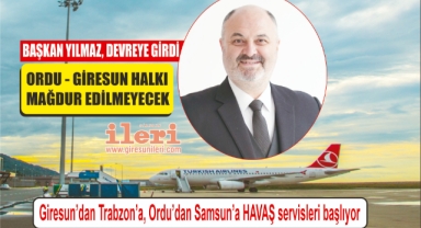 Giresun İl Başkanı Yılmaz devreye girdi… Giresun ve Ordu halkı mağdur edilmeyecek