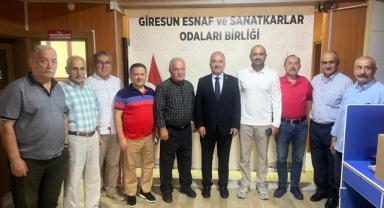 Giresun Milletvekili Temür esnafların taleplerini dinledi