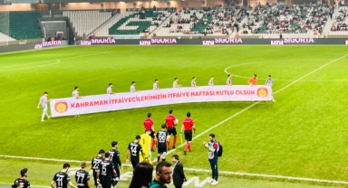 Giresunspor’dan itfaiyecilere jest