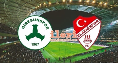 Giresunspor-Elazığspor: İlk 11’ler belli oldu