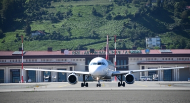 Rize-Artvin Havalimanı’nda Uçuş ve Yolcu Trafiğinde Yüzde 35 Artış