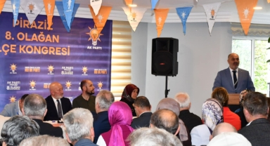 AK Parti Piraziz 8. Olağan Kongresi gerçekleştirildi