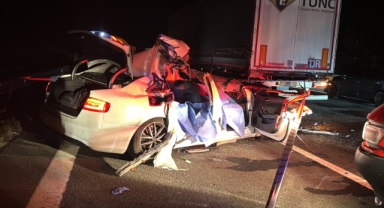 Anadolu Otoyolu'nda korkunç kaza: 2 kişi öldü