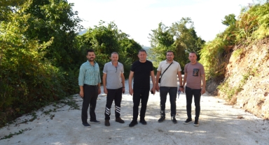 Başkan Karadere devam eden projeleri yerinde inceledi