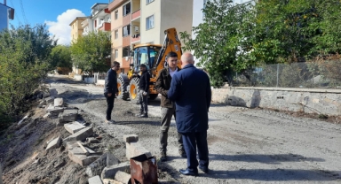 Başkan Şentürk çalışmaları yerinde inceledi