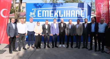 Bulancak Belediye Başkanı Necmi Sıbıç, Emeklihane Projesi açılışına katıldı