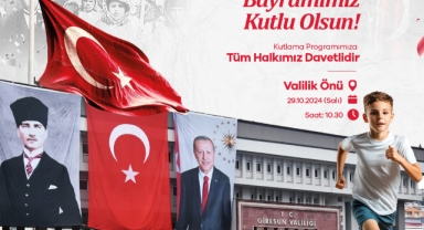 Giresun'da 29 Ekim Cumhuriyet Bayramı Coşkuyla Kutlanacak!